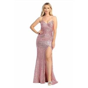 NEW LET'S sleeveless gown in pink